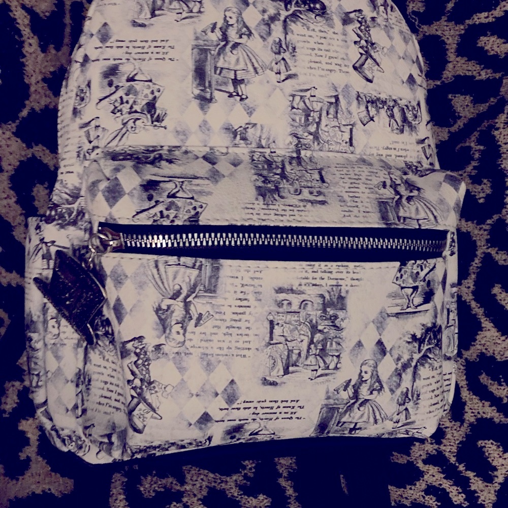 Alice in wonderland large backpack